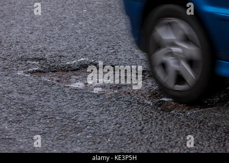 Northampton, UK. 18th Oct,2017. Northamptonshire Council announced yesterday proposals to close up to 28 libraries, bus subsidies, roads maintenance, cutbacks on waste collections, day care for the elderly, children's services and many other services and facilities that people want and need in efforts to save money. Credit: Keith J Smith./Alamy Live News Stock Photo