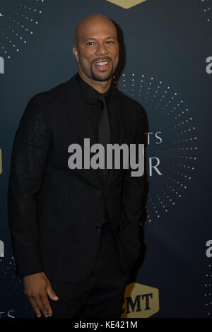 Nashville, Tenessee, USA. 18th Oct, 2017. NASHVILLE, TN - Common arrives on the red carpet at the 2017 CMT Artists of the Year at the Schermerhorn Symphony Center in Nashville, TN. Credit: The Photo Access/Alamy Live News Stock Photo