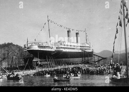 SS Principessa Jolanda 1907 Stock Photo