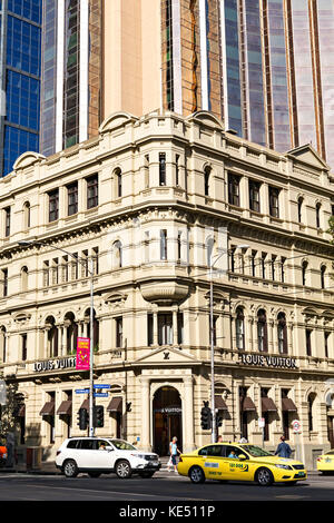 Landmark Louis Vuitton building on Melbourne's Collins Street for sale