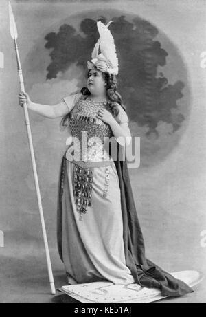 Félia Litvinne as Brünnhilde in Richard Wagner 's opera Die Walküre (The Valkyrie) One of the 4 operas in Der Ring des Nibelungen (The Ring Cycle)  FL: Russian soprano, 11 October 1860 - 12 October 1936  RW: German composer, 22 May 1813 – 13 February 1883
