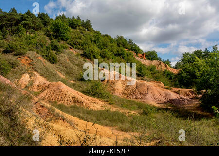 Valley of the Saints, rock formations, Boudes, Puy de Dome department,Auvergne-Rhône-Alpes, France, Europe Stock Photo
