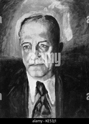 George Gershwin 's painting of his Father 1933.   American composer & pianist, 26th September 1898 - 11th July 1937 Stock Photo
