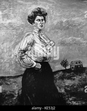 George Gershwin 's painting of his Mother 1933.   American composer & pianist, 26th September 1898 - 11th July 1937 Stock Photo