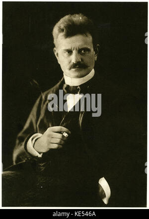 Jean Sibelius the young composer, c. 1900. JS: Finnish composer, 8 December 1865 - 20 September 1957. Stock Photo