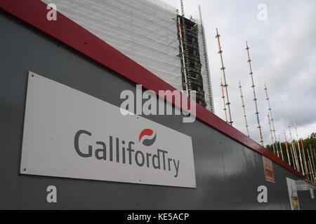 National Regional property group and Gallifordtry building work in Southampton city centre. Stock Photo