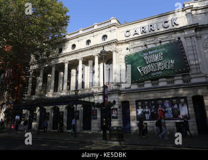 Young Frankenstein Musical at Garrick Theatre London UK  October 2017 Stock Photo
