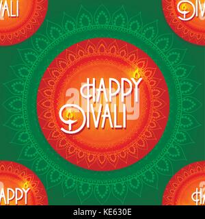 seamless background for diwali celebration Stock Vector