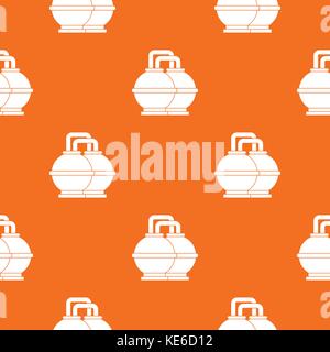 Industrial tanks for petrol and oil pattern seamless Stock Vector