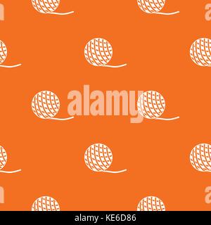 Yarn ball toy for cat pattern seamless Stock Vector