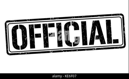Official notice grunge rubber stamp on white background, vector ...