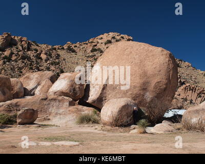 Typical sandstone rock formations typical to the American Southwest. Frequently seen in Arizona. Stock Photo