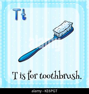 Flashcard letter B is for brush Stock Vector Image & Art - Alamy