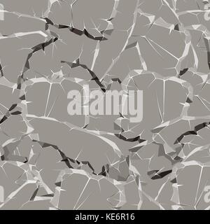 Stone grey color seamless pattern Stock Vector