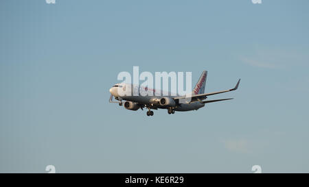 Reisen, Deutschland, Hessen, Frankfurt am Main, Flughafen, October 18. Ein Airbus A380-841 der Lufthansa mit der Kennung D-AIMN. (Photo by Ulrich Roth Stock Photo