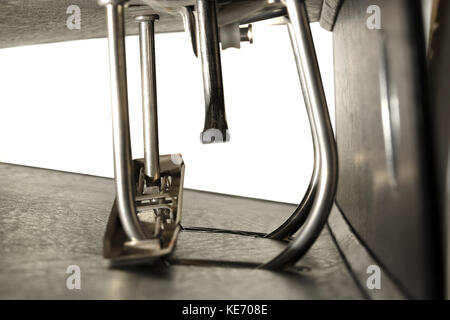 A 'guess what it is', close up image of a file folder Stock Photo