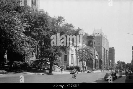 View. Sherbrooke St. W BAnQ P48S1P16053 Stock Photo