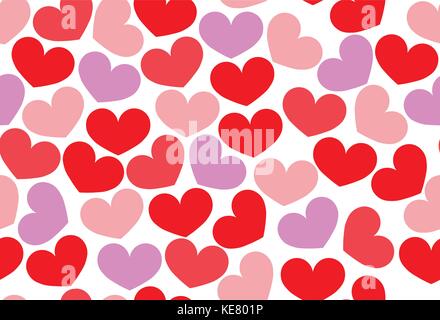 VALENTINE SEAMLESSLY HEART TEXTURE Stock Vector