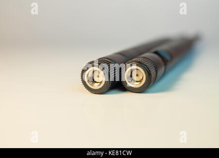 Wireless Antenna for modem and wifi stick, sma connector Stock Photo