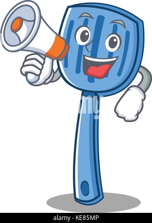 With megaphone kitchen character cartoon style Stock Vector Image & Art ...