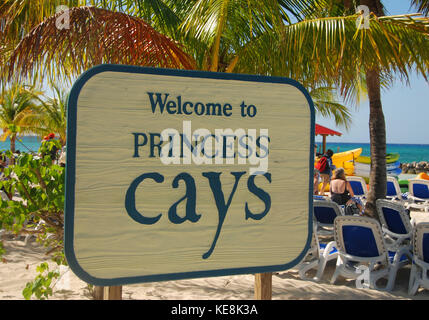 Princess cays Bahamas Stock Photo