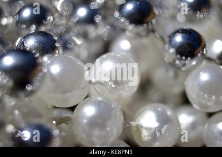 Illuminating Bokeh Beads Abstract Background Stock Photo