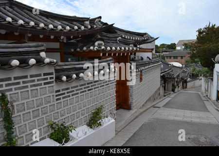 traditional hanok buildings and structures in hahoe folk village ...