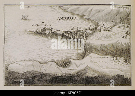 ANDROS   Tournefort Joseph Pitton De   1717 Stock Photo