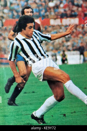 Franco Causio   1974   Juventus FC Stock Photo