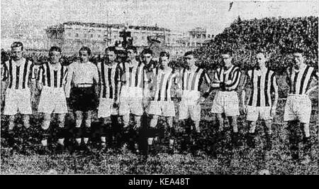 Formazione Juventus 1929 1930 Stock Photo