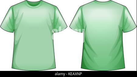 green t shirt template