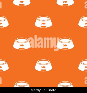 Bowl for animal pattern seamless Stock Vector