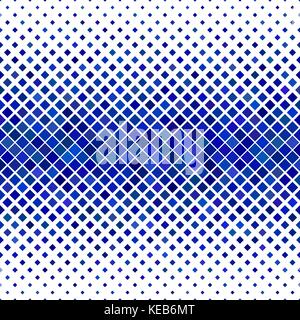 Abstract square pattern background - geometric vector design from blue squares Stock Vector