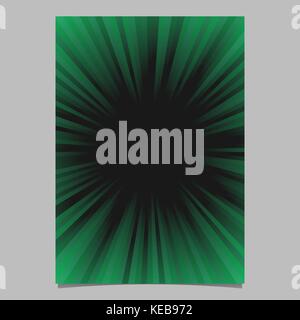 Abstract explosion design brochure template - gradient vector stationery background graphic Stock Vector