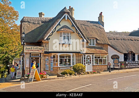 Old Shanklin Thatched Pencil Cottage Tea Room Gift Shop Isle Of