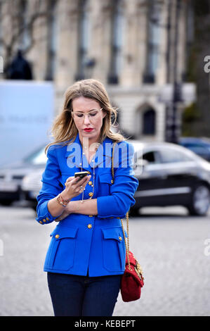 Ksenia Sobchak, Paris Fashion Week, France Stock Photo