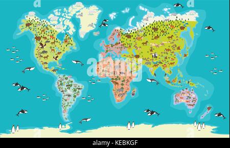 World Map  highly detailed vector illustration Stock Vector