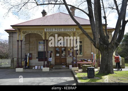 The Post Office in the historic village of Ross in central Tasmania, noted for its convict history Stock Photo