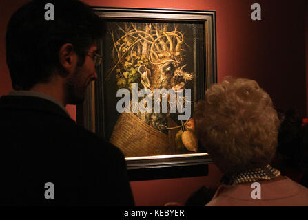 Rome, Italy. 19th Oct, 2017. Rome, Presentation of the exhibition on 'Arcimboldo' Pictured: Credit: Independent Photo Agency/Alamy Live News Stock Photo