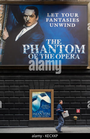 Phantom of the Opera Marquee at The Majestic Theatre, 245 W. 44th