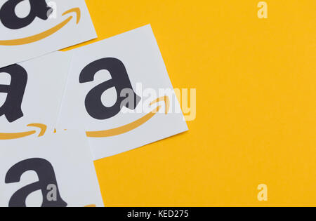 Amazon Ripped Paper Logo Amazon logo printed onto paper. Amazon is the largest online retailer ...