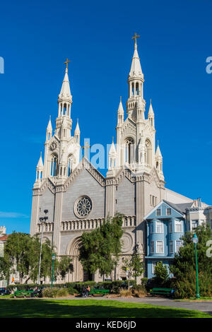 Saints Peter and Paul Church, San Francisco, California, USA Stock Photo