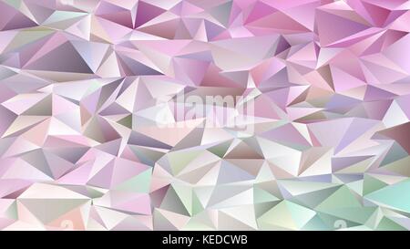 Abstract mosaic chaotic triangle pattern background - geometrical vector graphic design from light triangles Stock Vector
