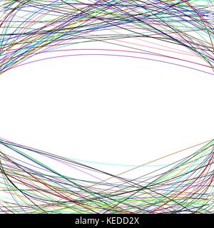 Modern abstract background from arched stripes - vector graphic Stock Vector