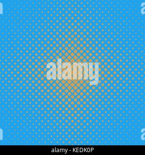 Abstract geometrical halftone rounded square pattern background - graphic from diagonal squares in varying sizes Stock Vector