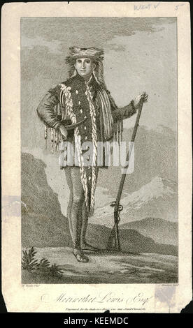 (Meriwether) Lewis in Indian Dress (Shoshone). Stock Photo