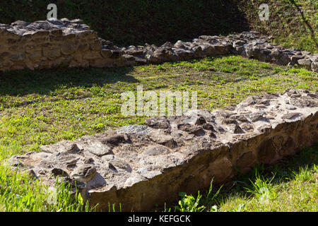 Old Geneva: Remains of a roman-gallic villa Stock Photo