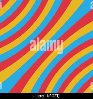 Colorful three color stripe curve abstract background concept Stock Vector