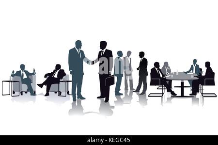 Debate and discussion in the group Stock Vector