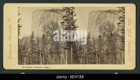 El Capitan, Yosemite Valley, from Robert N. Dennis collection of stereoscopic views